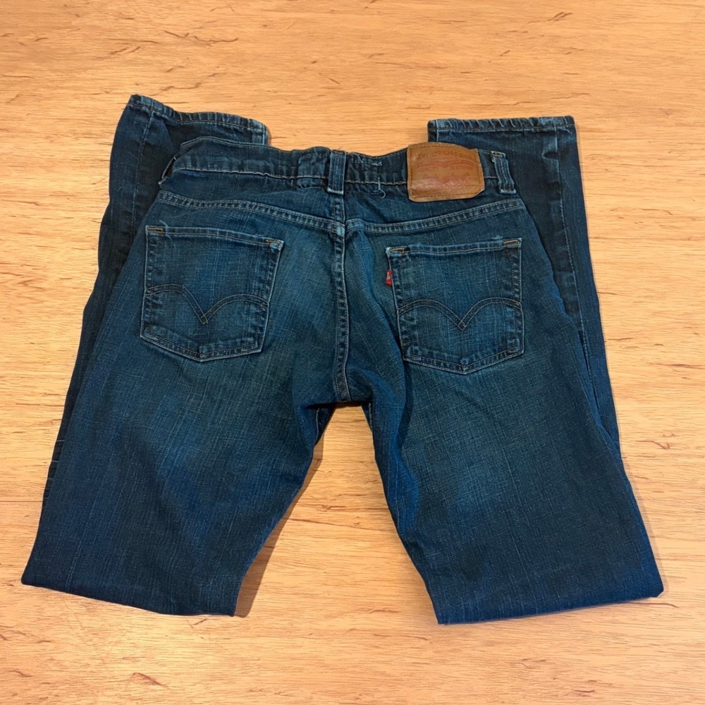 Levis 511 Skinny Jeans Mens 30x32 Dark Wash Indigo Denim 045114172 Stretch